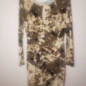 Jennifer Lopez jungle cutout dress